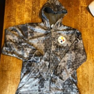 STEELERS CAMO FULL ZIP HOODIE XL